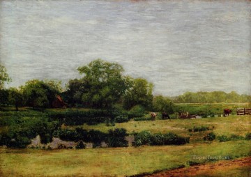 グロスターのメドウズ リアリズムの風景 トーマス・イーキンス Oil Paintings